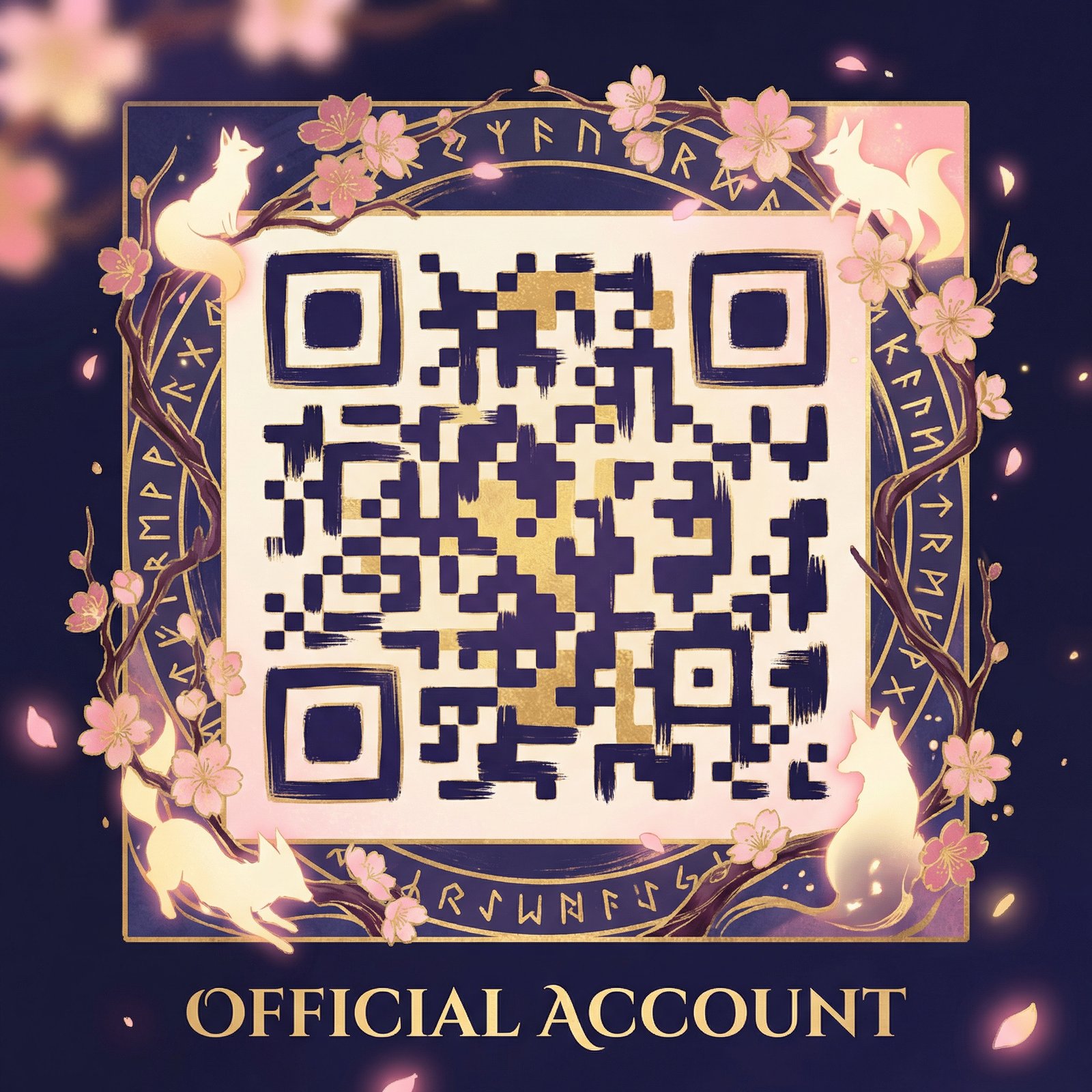 黄色仓库公众号二维码